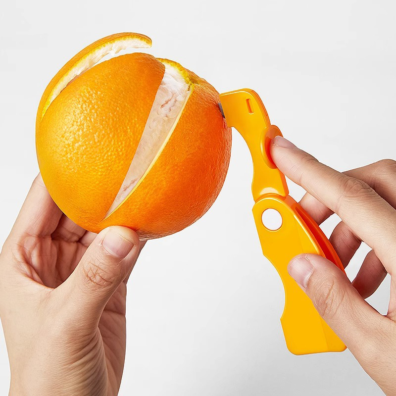 Creative Citrus Orange Peeler Tool Easy Grip Fruit Peeler Stripper for Effortless Citrus Opening
