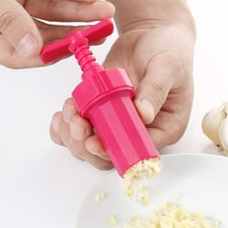 effortless stainless steel garlic press crusher heavy duty garlic mincer & kitchen garlic press tool