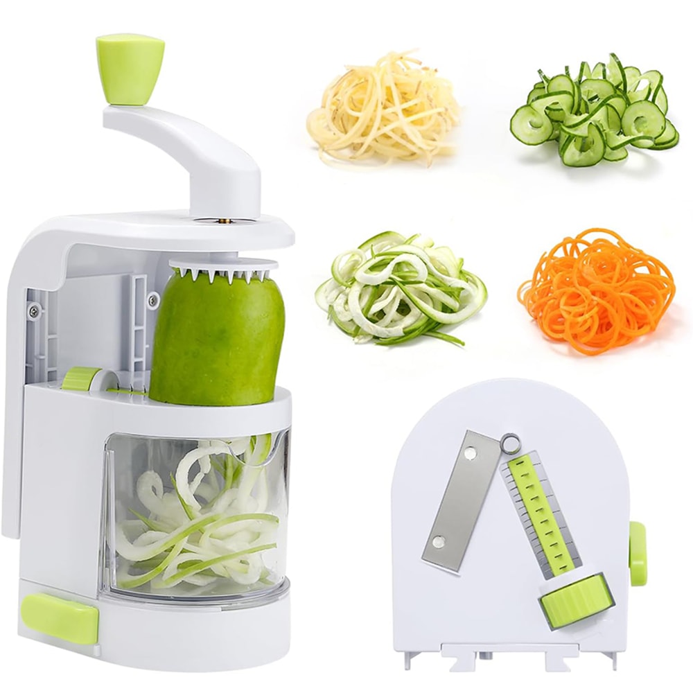 High Performance Vegetable Spiralizer Slicer with Rotating Blades for Healthy Meals