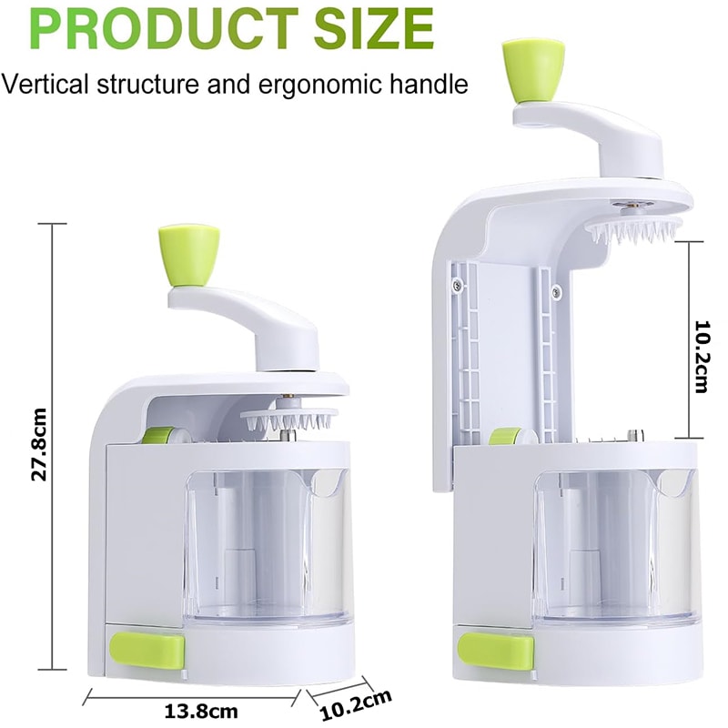High Performance Vegetable Spiralizer Slicer with Rotating Blades for Healthy Meals