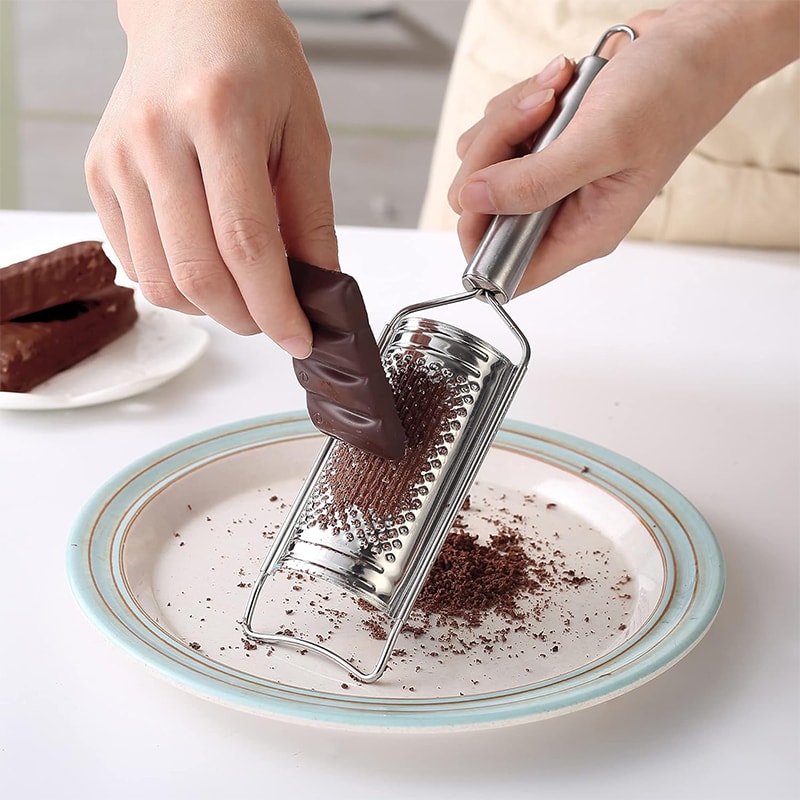 Stainless Steel Cheese Grater Set with Lemon Zester Multi Kitchen Vegetable Grater Tools