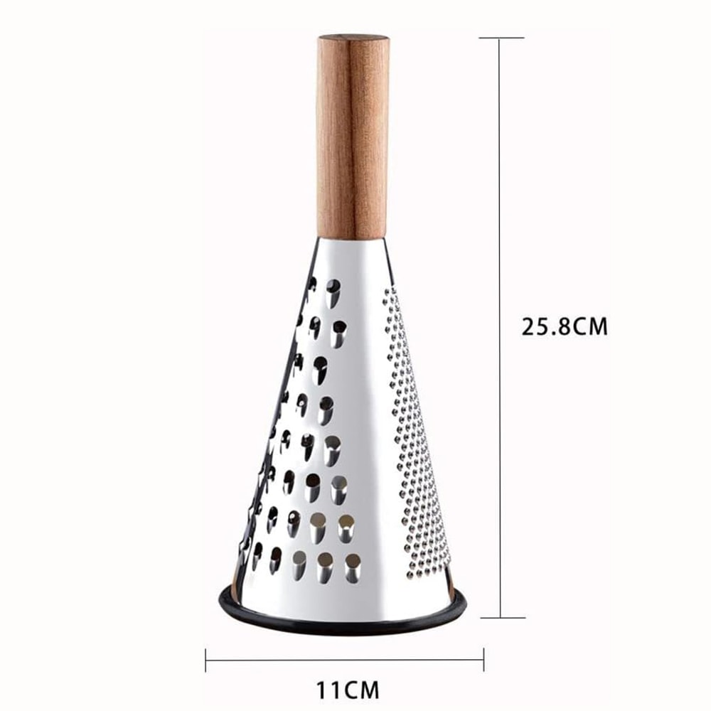 Stainless Steel Rotary Cheese Grater with Handle Efficient Cheese Grater for Veggies & Fruits
