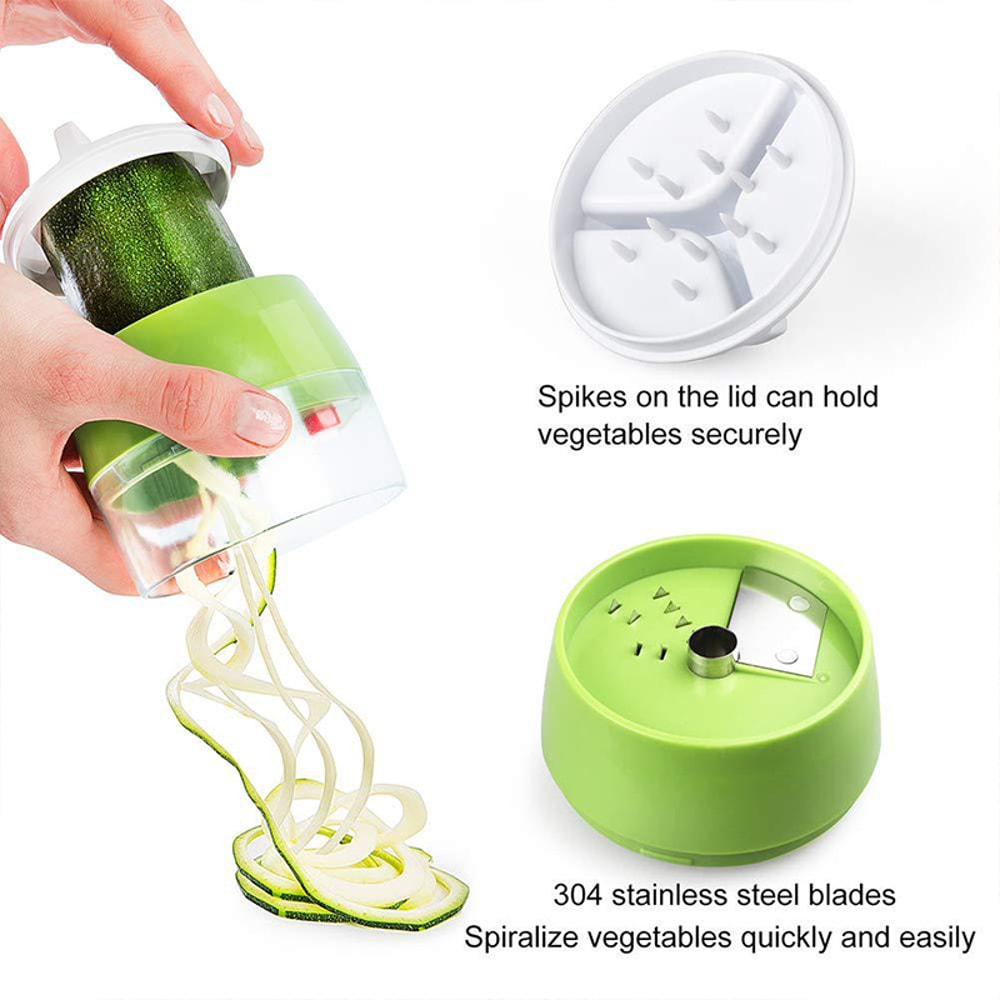 Adjustable Spiral Vegetable Cutter Vegetable Slicer Spiralizer Tool 2