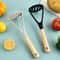 Heat Resistant Silicone Potato Masher Garlic Press Tool For Effortless Kitchen Prep 0