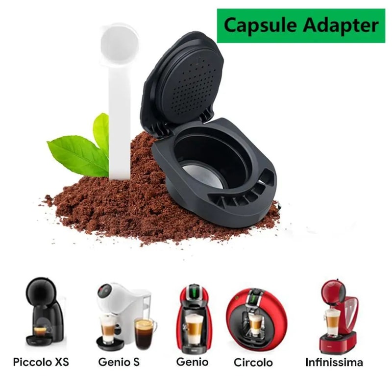 Reusable Capsule Adapter Refillable Coffee Pod For Genio S Piccolo XS Machines 1