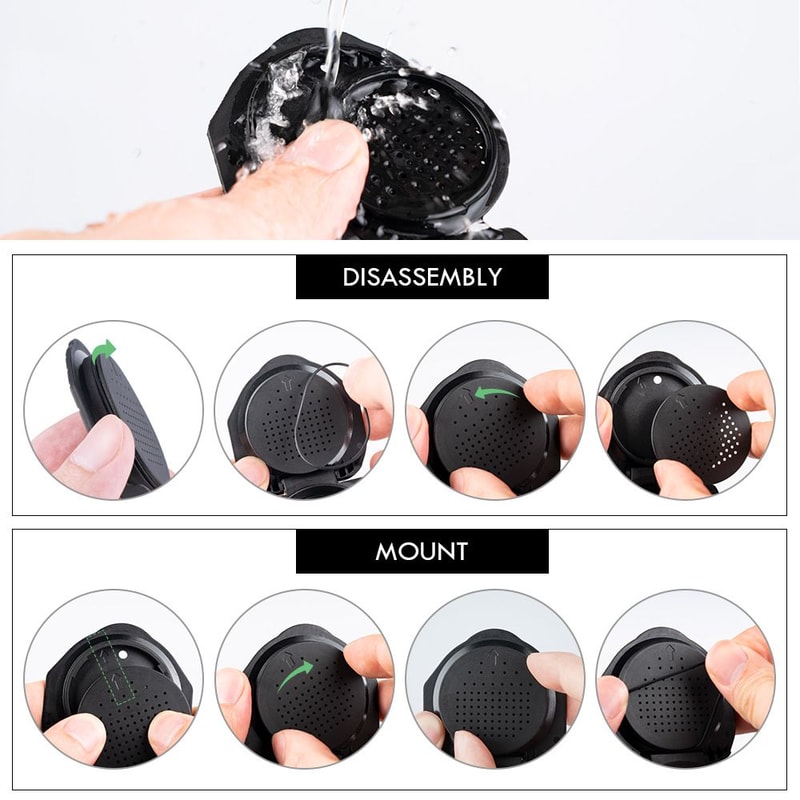 Reusable Capsule Adapter Refillable Coffee Pod For Genio S Piccolo XS Machines 5