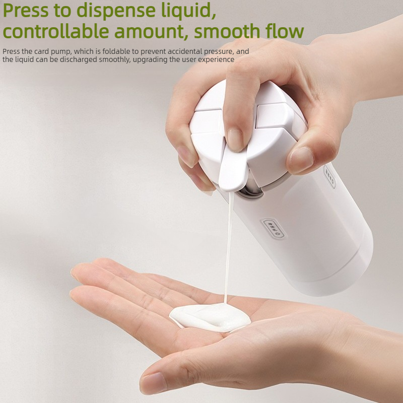 Leak Proof Refillable Travel Toiletry Dispenser Bottle for Shampoo Conditioner Lotion