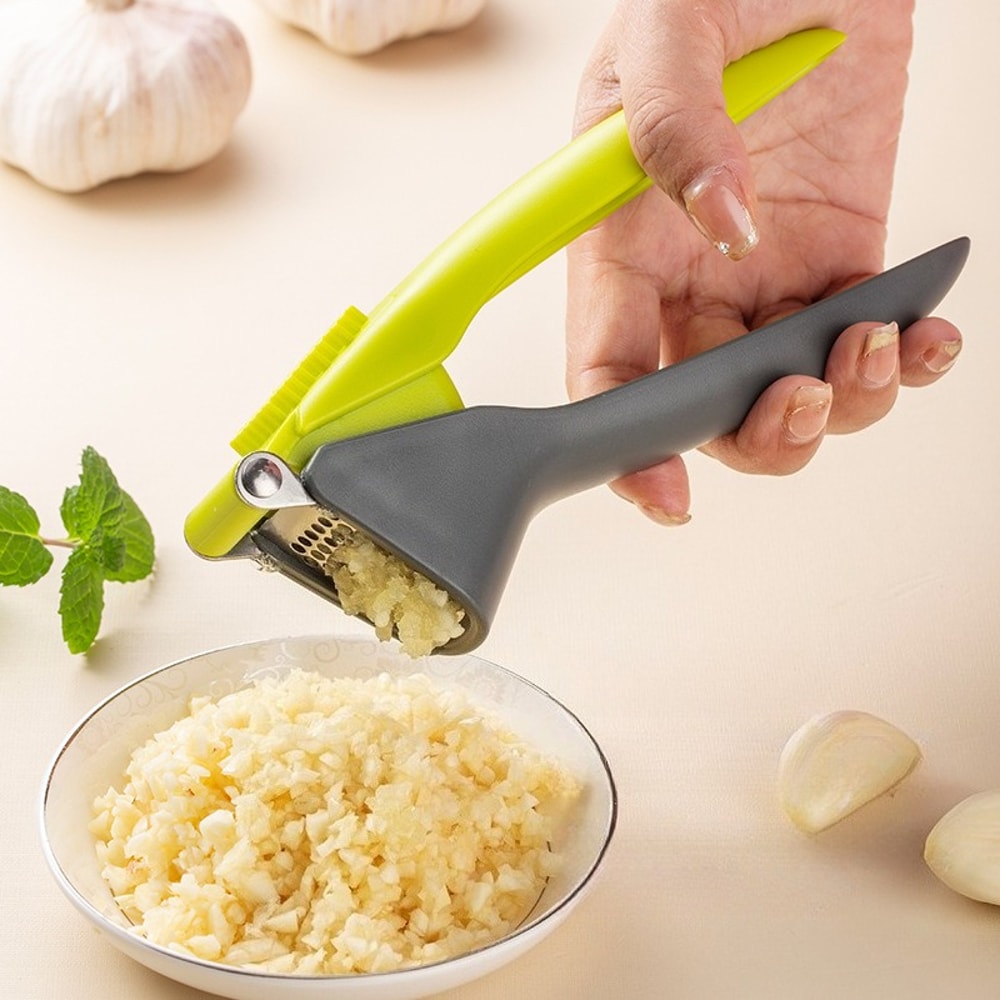 Stainless Steel Garlic Press Crusher Multifunction Garlic Ginger Mincer Handheld Kitchen Tool 1