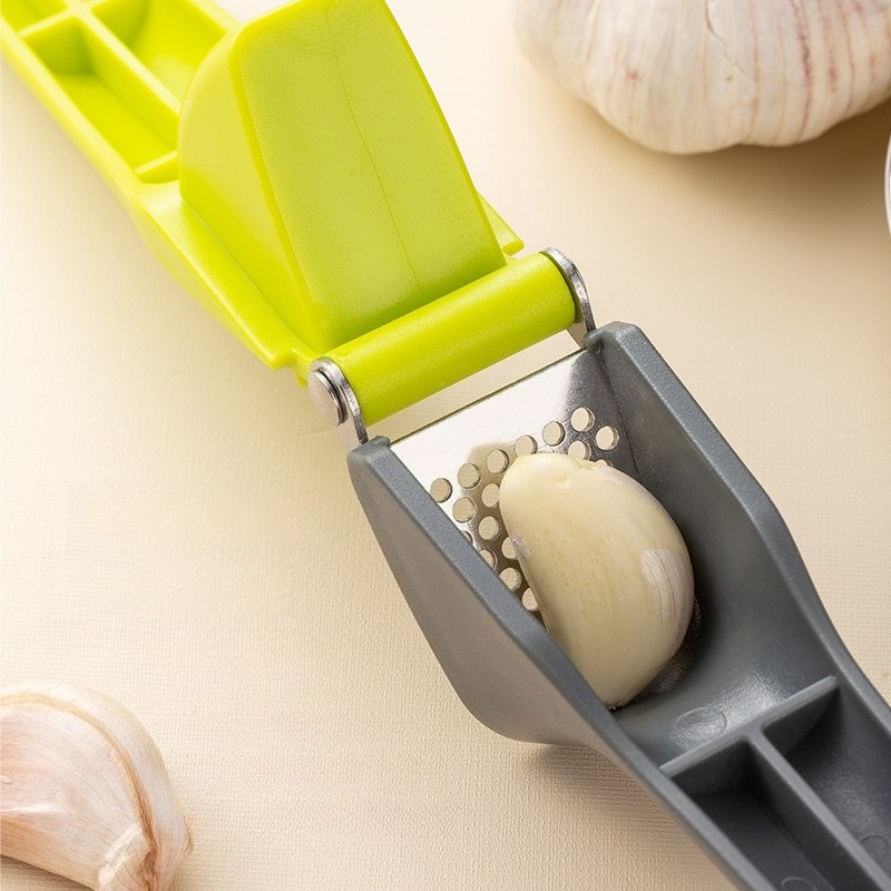 Stainless Steel Garlic Press Crusher Multifunction Garlic Ginger Mincer Handheld Kitchen Tool 2