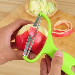 stainless steel cabbage shredder & vegetable peeler cutter wide mouth kitchen grater tool