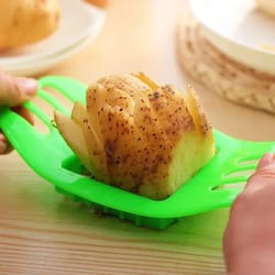 stainless steel french fry cutter & vegetable slicer for potatoes and kitchen prep