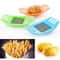Stainless Steel French Fry Cutter & Vegetable Slicer for Potatoes and Kitchen Prep
