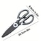 Stainless Steel Kitchen Scissors For Meat Fish Cutting Heavy Duty Kitchen Shears 2