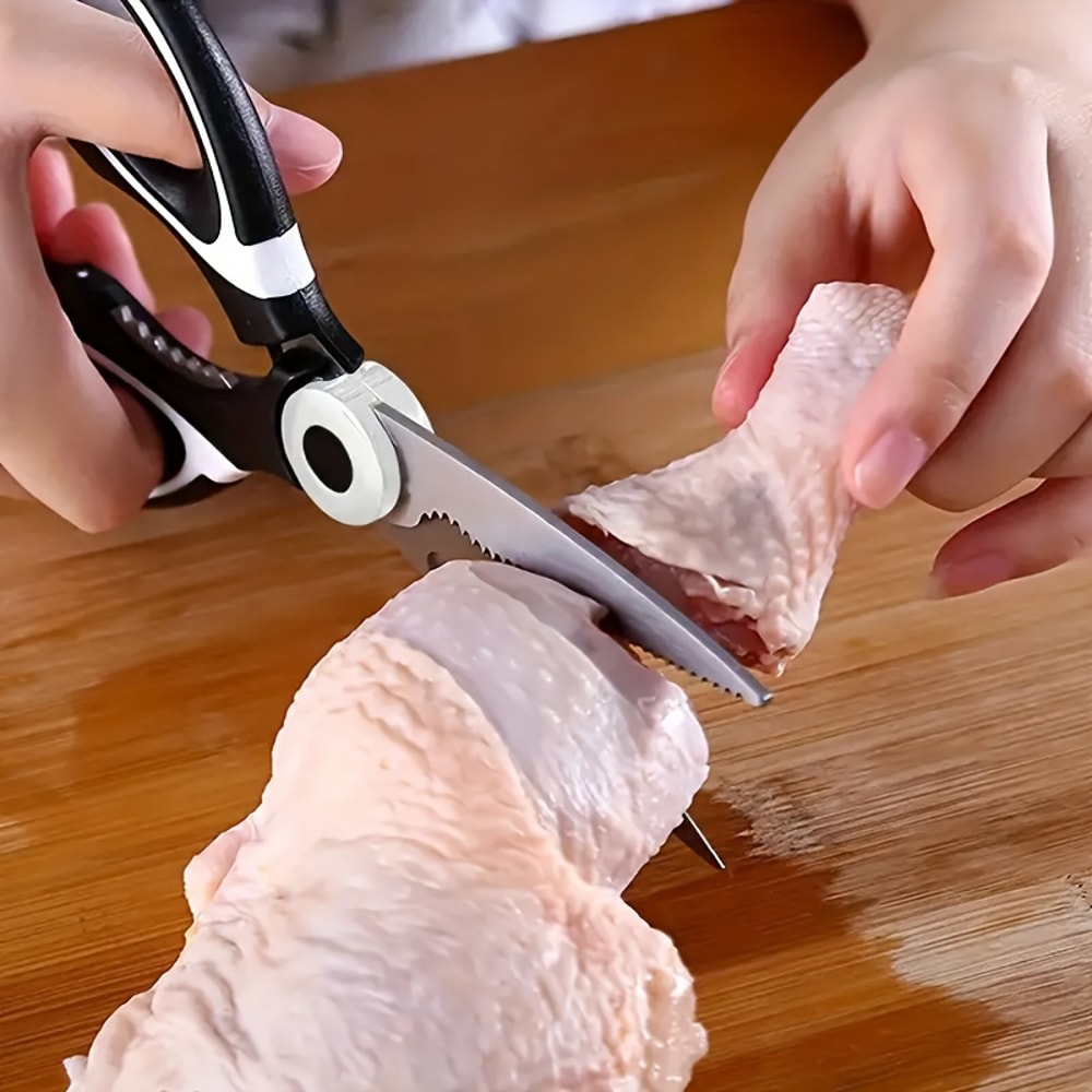 Stainless Steel Kitchen Scissors For Meat Fish Cutting Heavy Duty Kitchen Shears 5