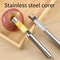 Stainless Steel Apple Corer and Fruit Slicer Kitchen Tool for Easy Fruit Prep