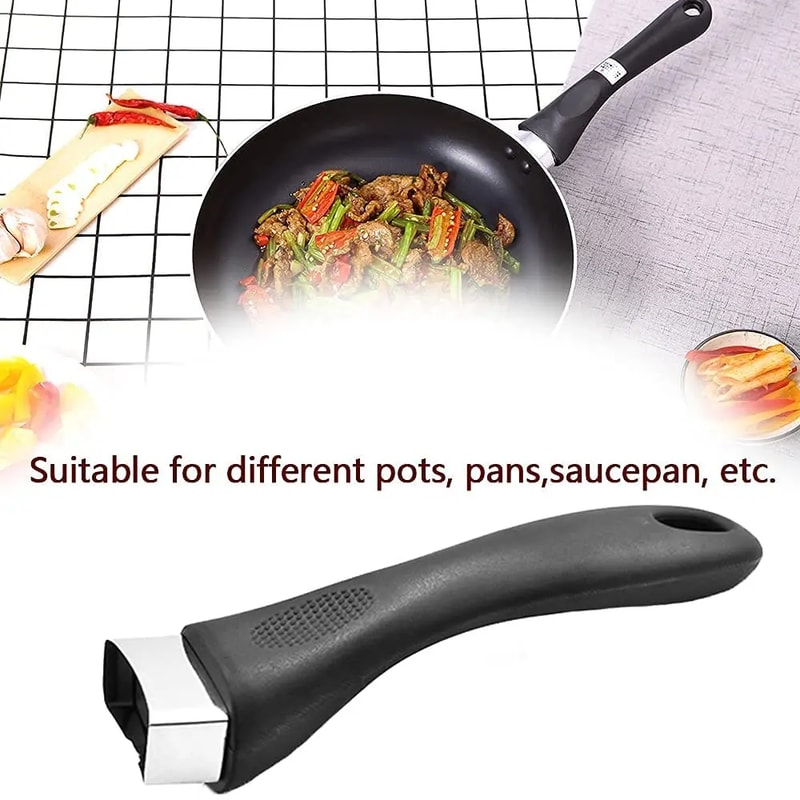 Non Slip Bakelite Pot Handle Replacement for Frying Pan and Saucepan Cookware Grip