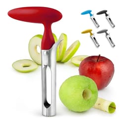 stainless steel apple corer & fruit slicer easy core remover for apples and pears kitchen tool