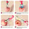 Stainless Steel Apple Corer & Fruit Slicer Easy Core Remover for Apples and Pears Kitchen Tool