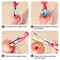 Stainless Steel Apple Corer & Fruit Slicer Easy Core Remover for Apples and Pears Kitchen Tool