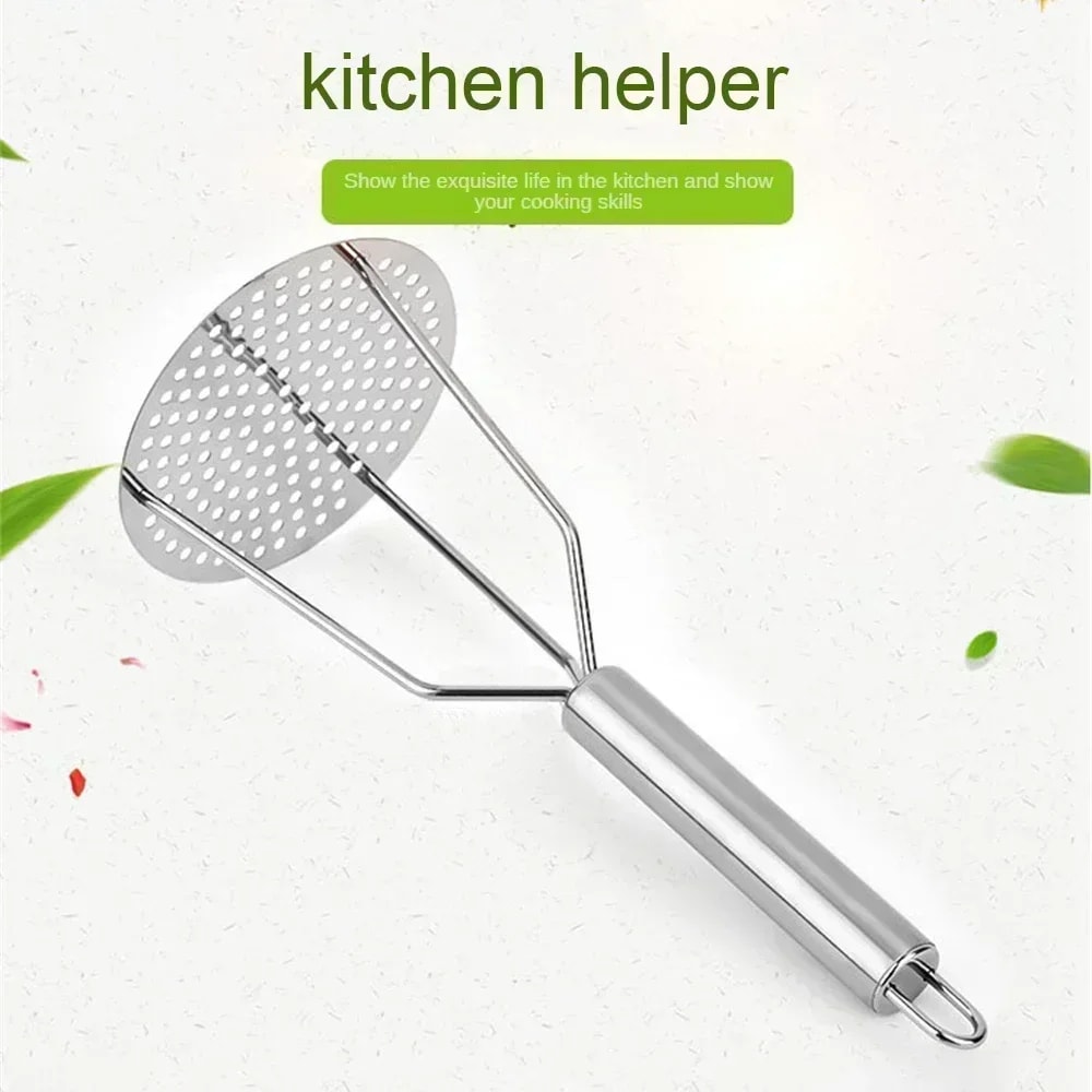 Stainless Steel Potato & Vegetable Masher Kitchen Press Tool
