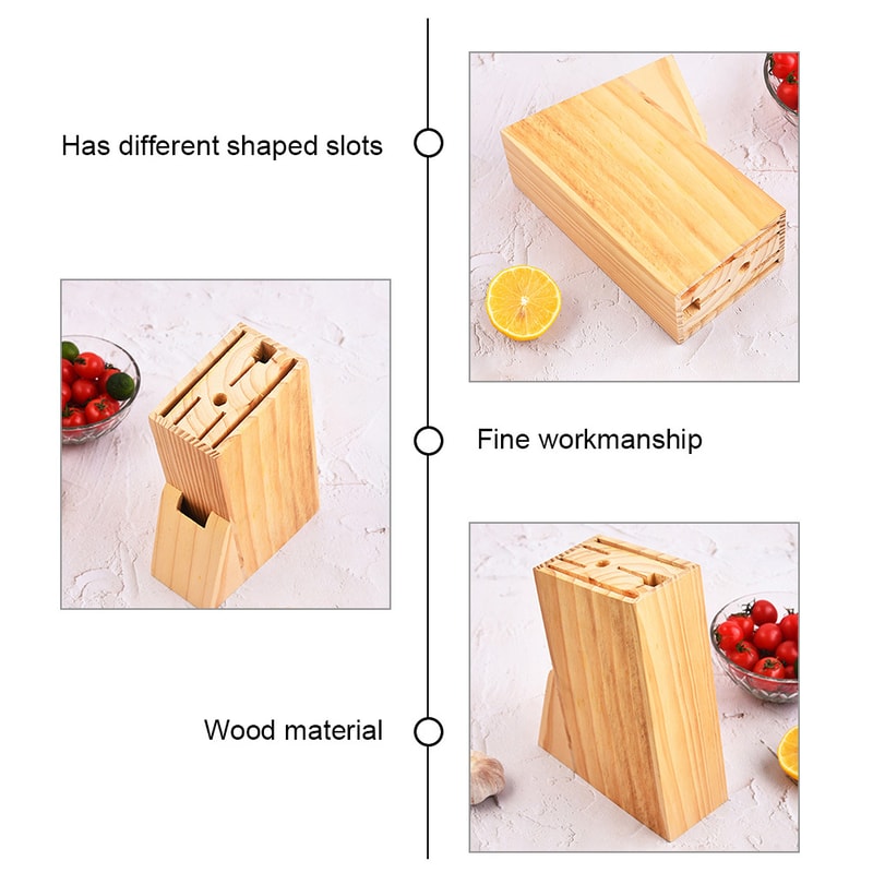 Wooden Kitchen Utensil Rack for Scissors & Cutters Compact, Durable Home Organizer