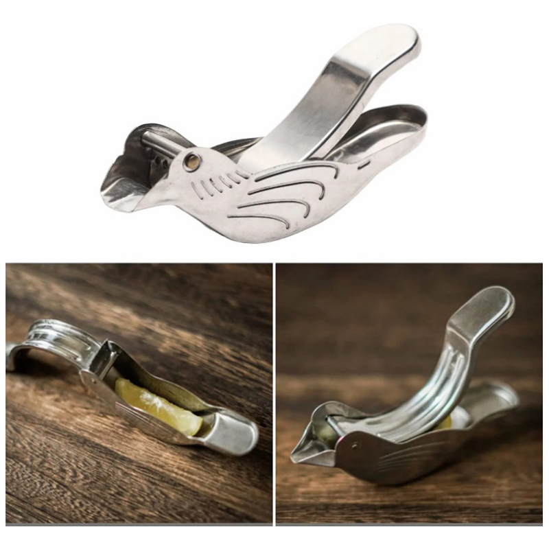 Stainless Steel Bird Shaped Lemon Squeezer Tea Infuser Multi Use Juicer For Kitchen Home 2