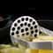 Heavy Duty Stainless Steel Potato Masher with Wooden Handle Perfect for Mashing Vegetables & Fruits