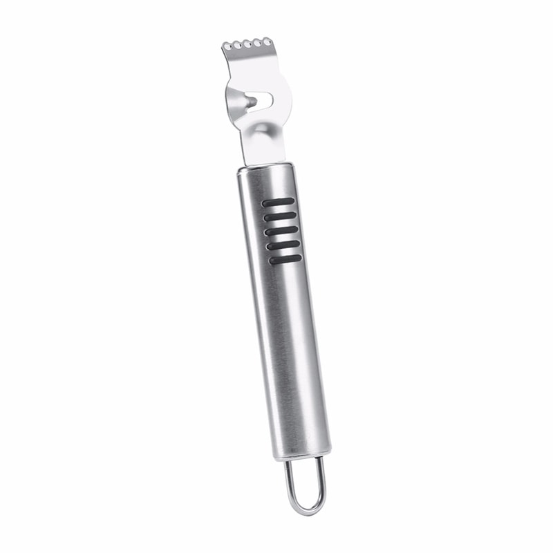 Stainless Steel Citrus Peeler & Zester Premium Fruit Zesting Knife for Lemon, Orange, Lime, and More