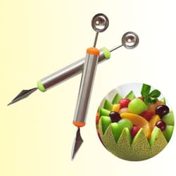 fruit platter carving knife set melon baller, ice cream scoop, watermelon slicer & kitchen tools set