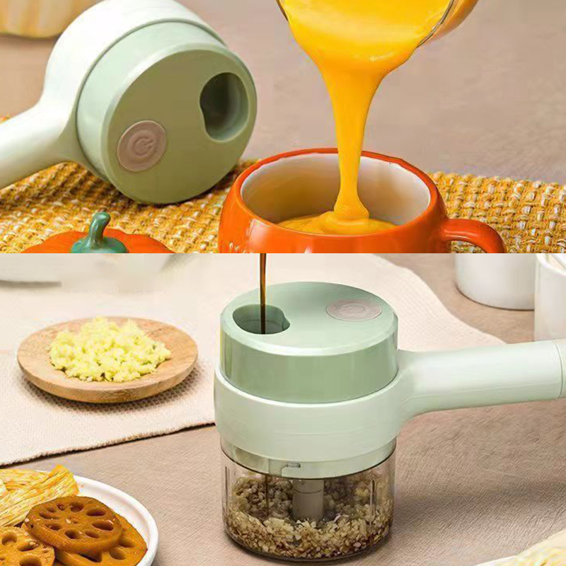 Wireless Electric Food Processor Rechargeable Handheld Vegetable Meat Cutter For Easy Household Me 2