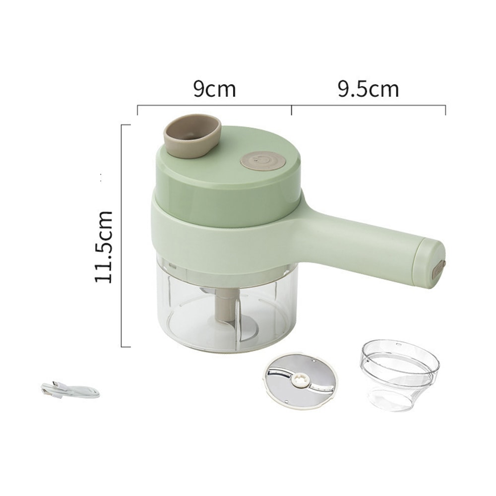 Wireless Electric Food Processor Rechargeable Handheld Vegetable Meat Cutter For Easy Household Me 4