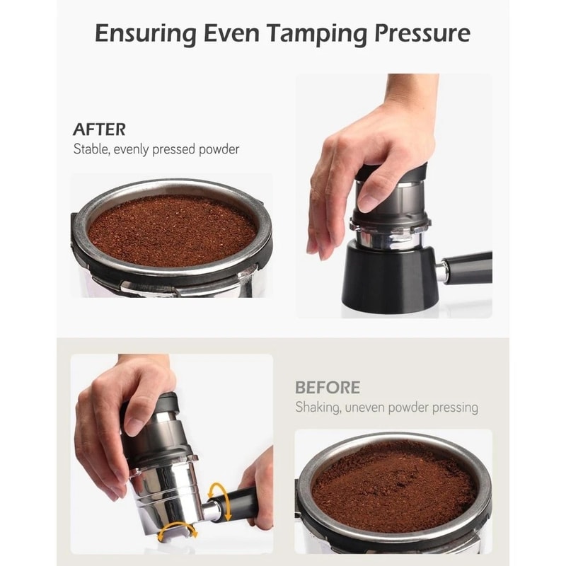 Premium Coffee Tamper Base Handheld Portafilter Support Stand For Perfect Tamping 3