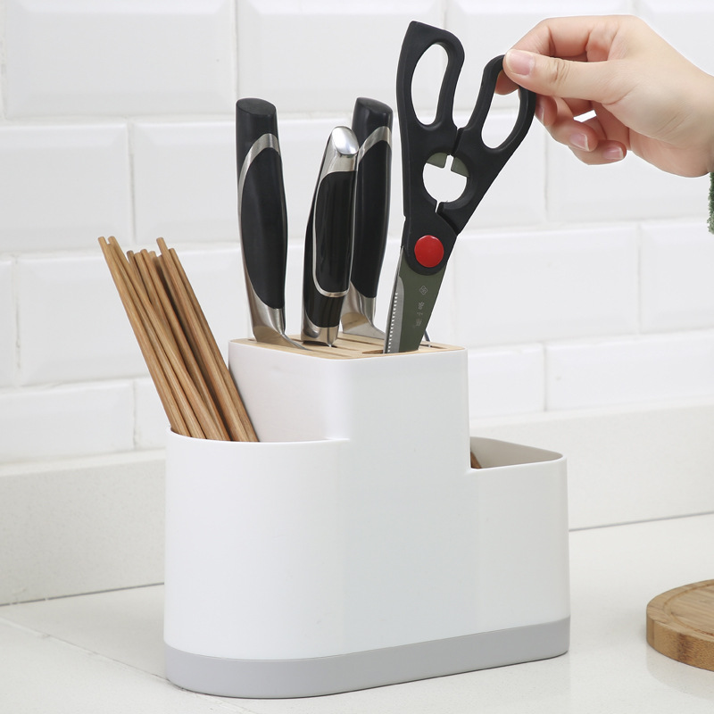 Kitchen Knife Utensils Holder Caddy Cutlery Organizer For Countertop 3