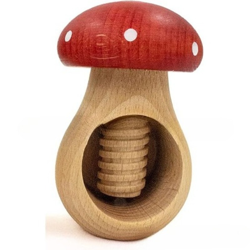 Mushroom Shaped Nutcracker Tongs Adjustable Multi Tool for Easy Cracking of Walnuts, Pecans, and More