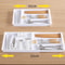 Expandable Cutlery Organizer Tray for Kitchen Drawers