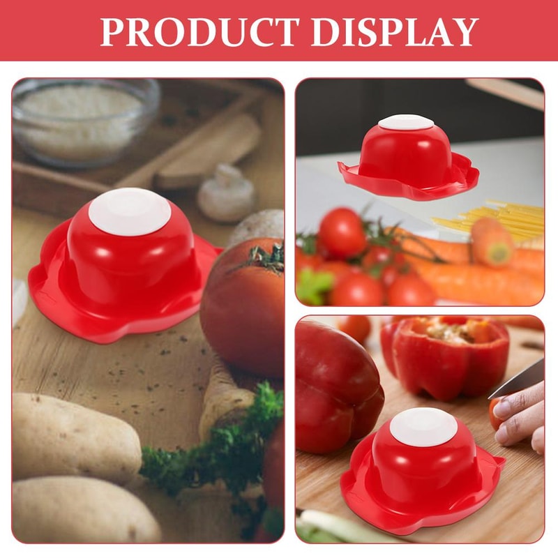 Wear Resistant Plastic Vegetable Slicer Holder Kitchen Food Safety Finger Protector 2
