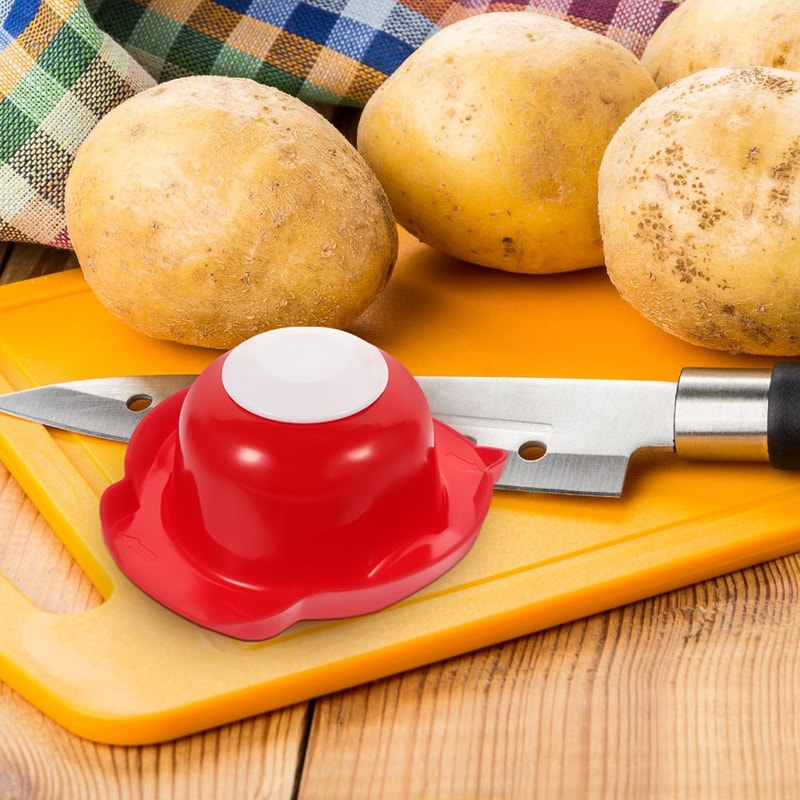 Wear Resistant Plastic Vegetable Slicer Holder Kitchen Food Safety Finger Protector 3