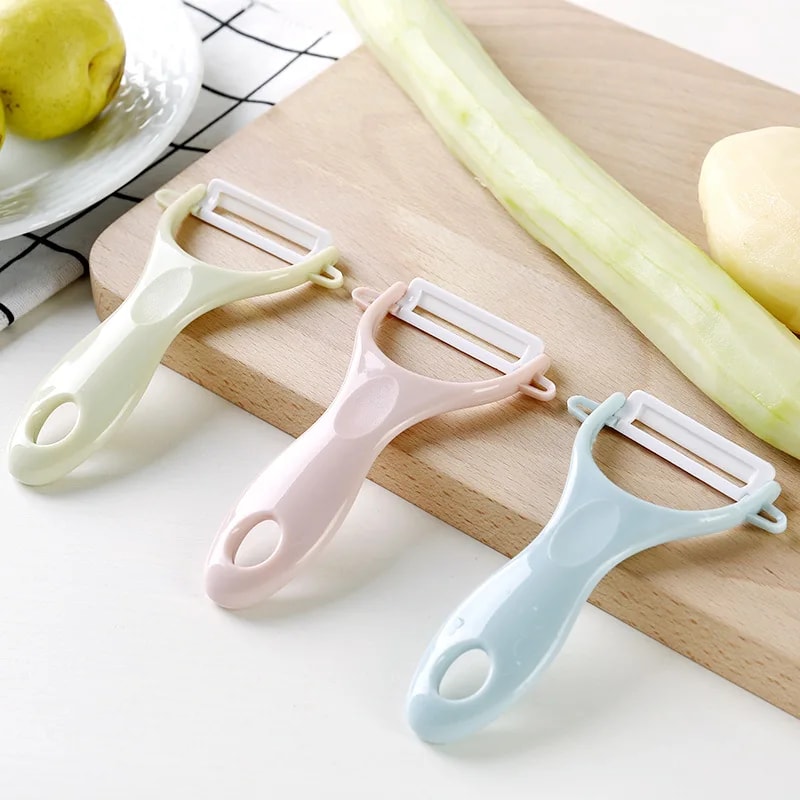 Ceramic Peeler Knife Precision Fruit & Vegetable Skin Peeler with Sharp Ceramic Blade