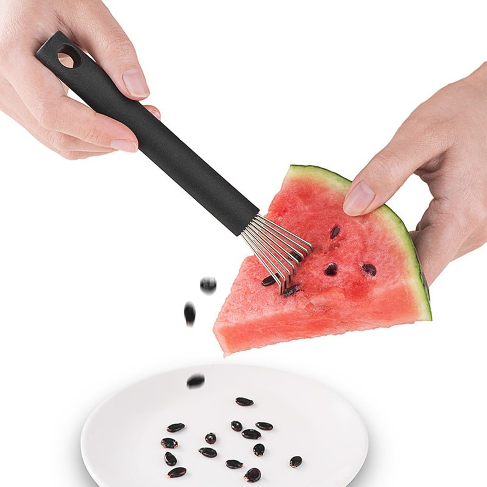 Portable Watermelon Seed Remover Fruit Divider Stainless Steel Kitchen Gadget 0