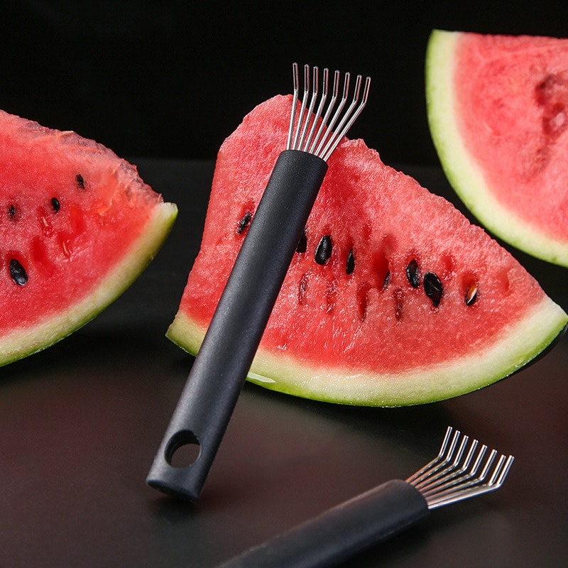 Portable Watermelon Seed Remover Fruit Divider Stainless Steel Kitchen Gadget 5