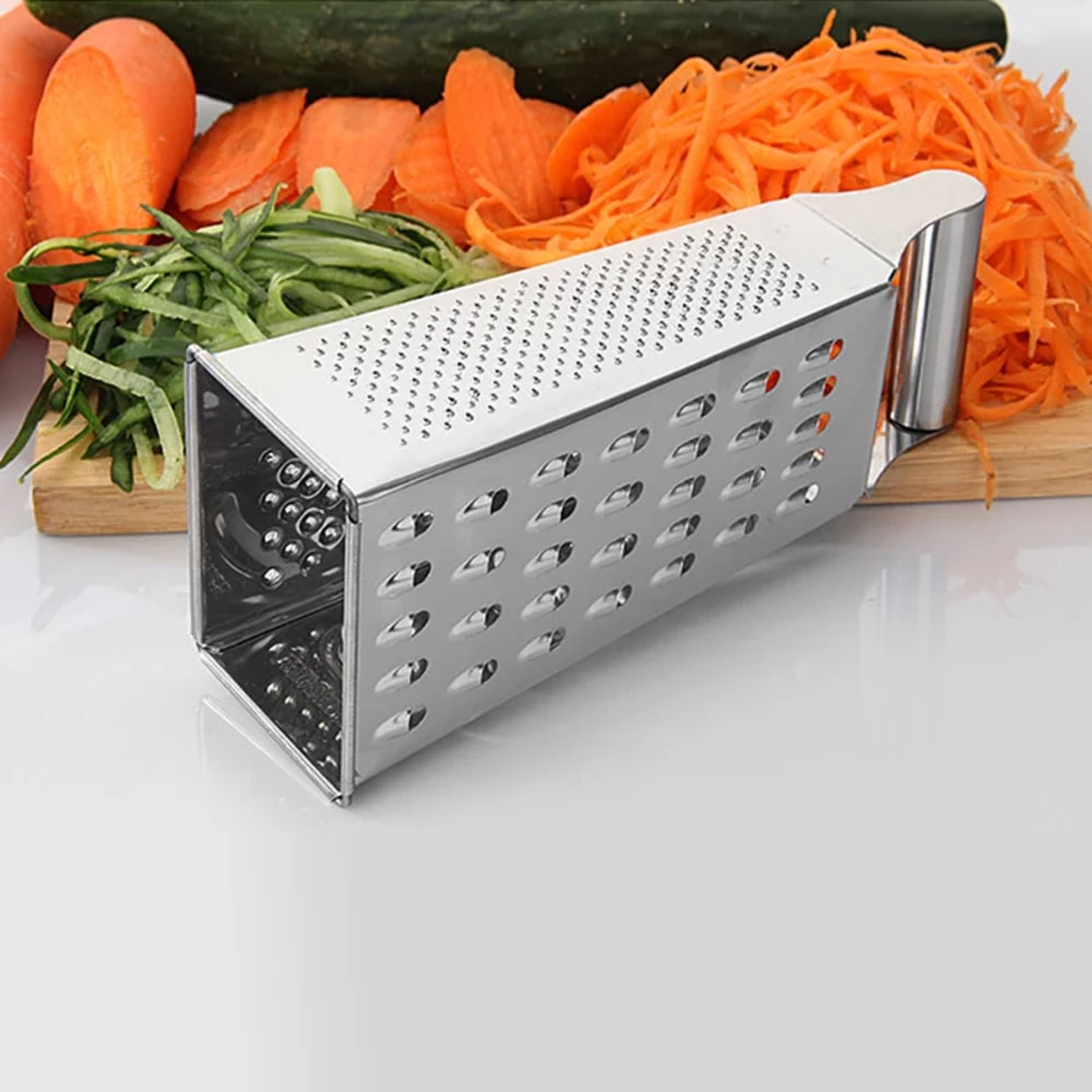 Stainless Steel Box Grater Cheese Slicer Multipurpose Vegetable Cutter Kitchen Tool 1