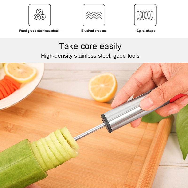 Ergonomic Vegetable Fruit Corer Easy Hollowing Kitchen Tool 1