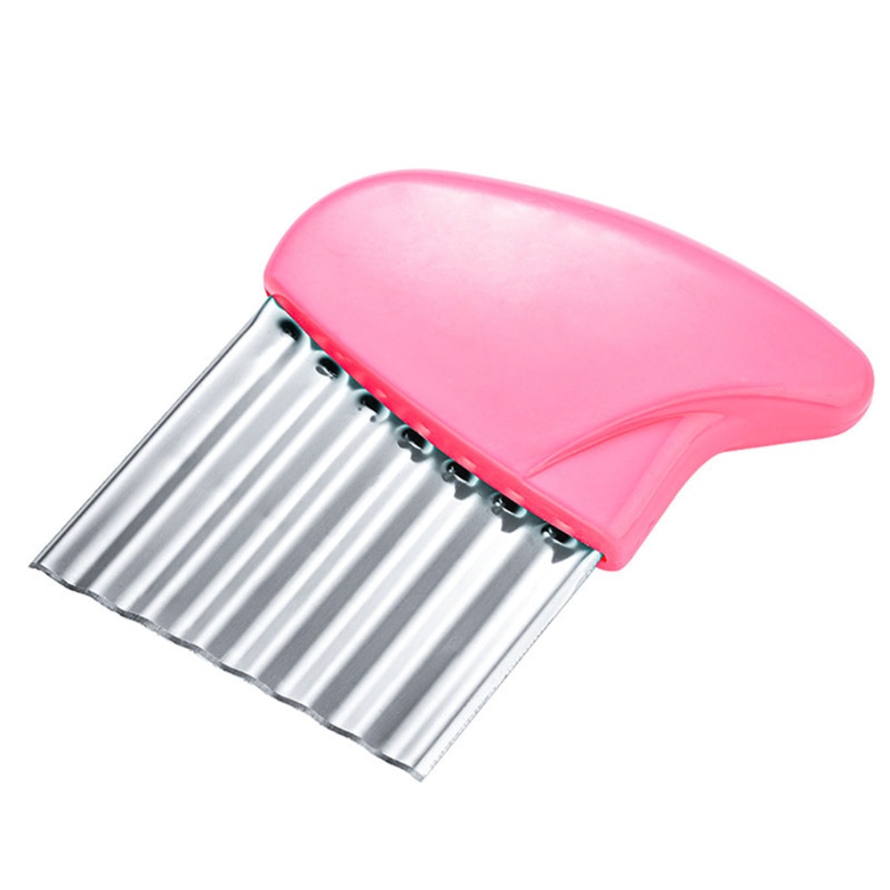Premium Stainless Steel French Fries Cutter Wavy Potato Slicer 7