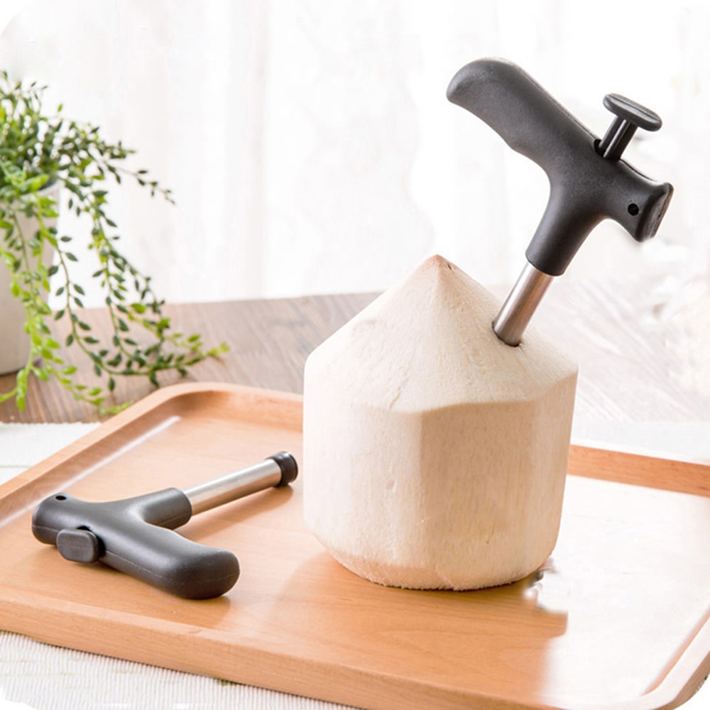 Premium Stainless Steel Coconut Opener Fruit Hole Drill Tool 1