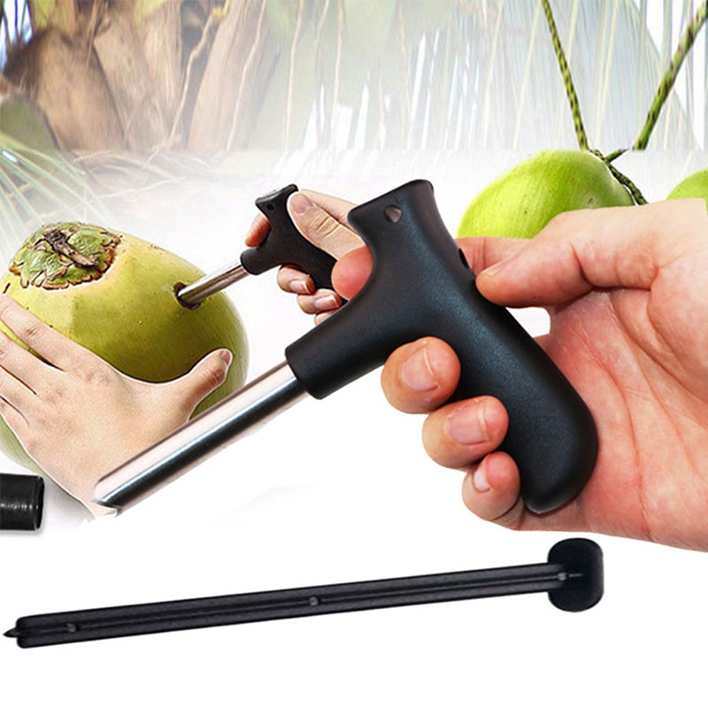 Premium Stainless Steel Coconut Opener Fruit Hole Drill Tool 4