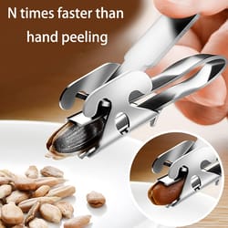 premium stainless steel nutcracker & pistachio opener for easy shelling