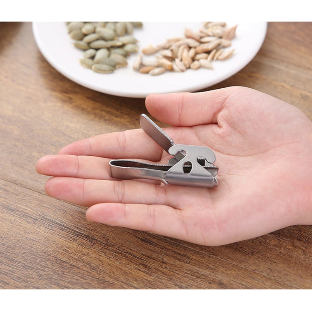 Premium Stainless Steel Nutcracker Pistachio Opener For Easy Shelling 4