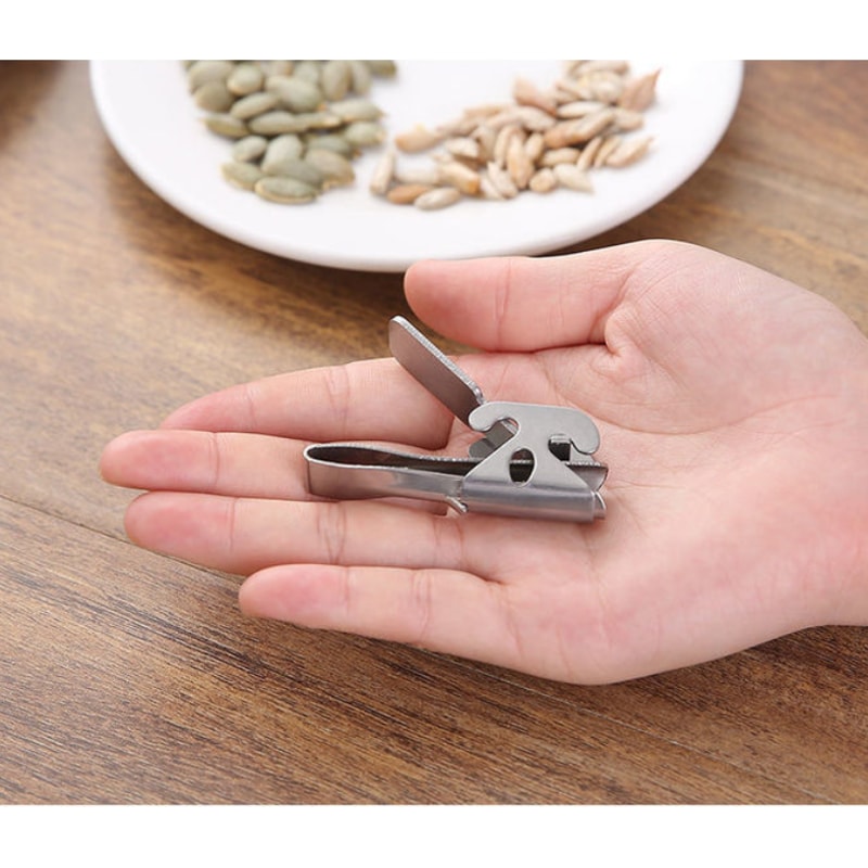 Premium Stainless Steel Nutcracker Pistachio Opener For Easy Shelling 4
