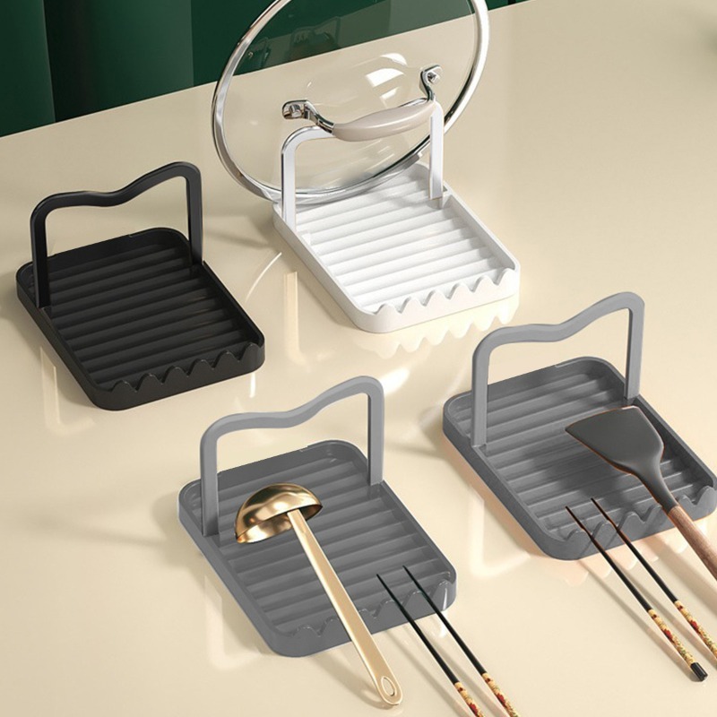 Multi Functional Kitchen Utensil Holder Spatula Rack Draining Worktop Organizer 1