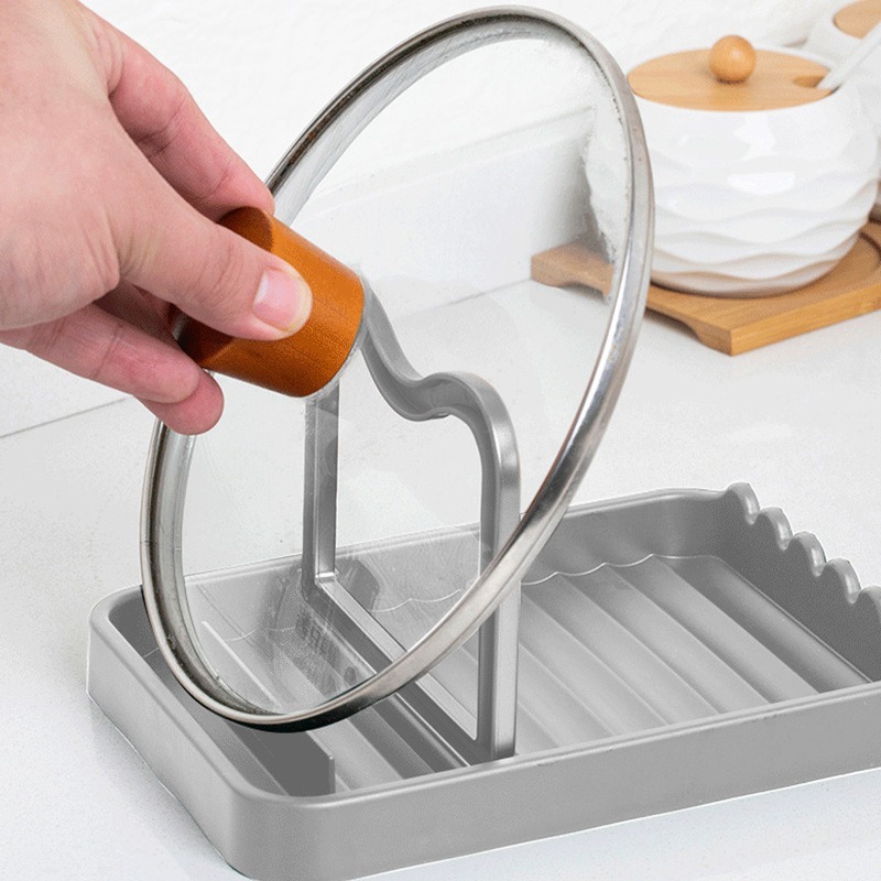 Multi Functional Kitchen Utensil Holder Spatula Rack Draining Worktop Organizer 2